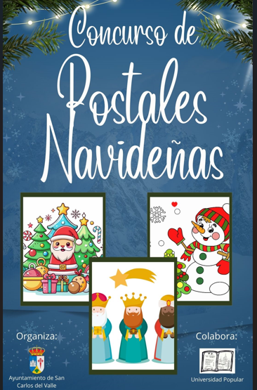 Concurso de Postales de Navidad 2024 en San Carlos del Valle