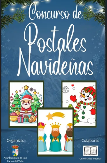 Concurso de Postales de Navidad 2024 en San Carlos del Valle 1 Concurso de Postales de Navidad 2024 en San Carlos del Valle