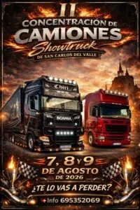 II Concentracion de Camiones San Carlos del Valle 2026